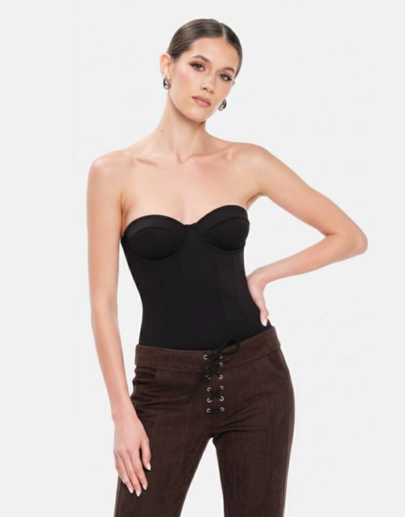 OW Collection - Reese - Korsett-Oberteil in Schwarz von OW Collection