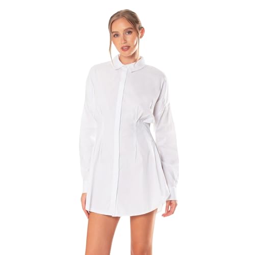 OW Intimates Damen Ella Shirt Dress, Weiß, XS EU von OW Intimates