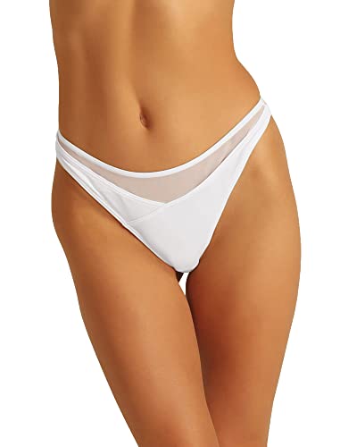 OW Intimates Damen Londyn Thong G String Panties, Weiß, S EU von OW Intimates