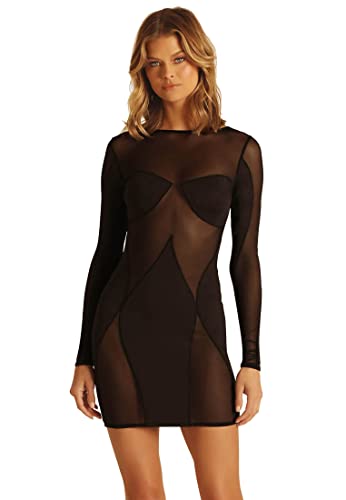 OW Intimates Damen Sierra Dress, Schwarz, L EU von OW Intimates