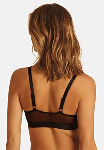 OW Intimates Women's Kenzie Top Bra, Schwarz, L von OW Intimates