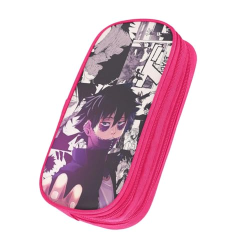 OWECRUT Smis Fh Wztt Xvtrvbpp Schulmäppchen Hohe Kapazität Schreibwarenbox Einzigartige benutzerdefinierte Modelle Kosmetiktasche Bleistifthalter, rose, Schulranzen-Set von OWECRUT