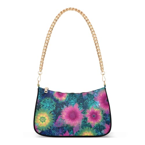 OWFKAY Clutch, Umhängetasche, Handtasche für Damen, Hobo-Tasche, Geldbörse, Batik-Mandala mit Reißverschluss OWFKAY Clutch, Umhängetasche, Handtasche für Damen, Hobo-Tasche, Geldbörse, Batik-Mandala mit Reißverschluss von OWFKAY