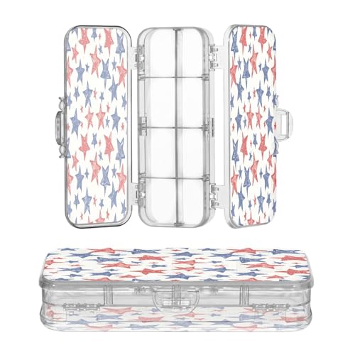 OWFKAY Federmäppchen mit Zubehör, Graffiti-Stern, Kunststoff, transparent, Stiftebox, Organizer, Buntstifte, Aufbewahrungsbox, doppellagiger Stifthalter für die Schule OWFKAY Federmäppchen mit Zubehör, Graffiti-Stern, Kunststoff, transparent, Stiftebox, Organizer, Buntstifte, Aufbewahrungsbox, doppellagiger Stifthalter für die Schule von OWFKAY