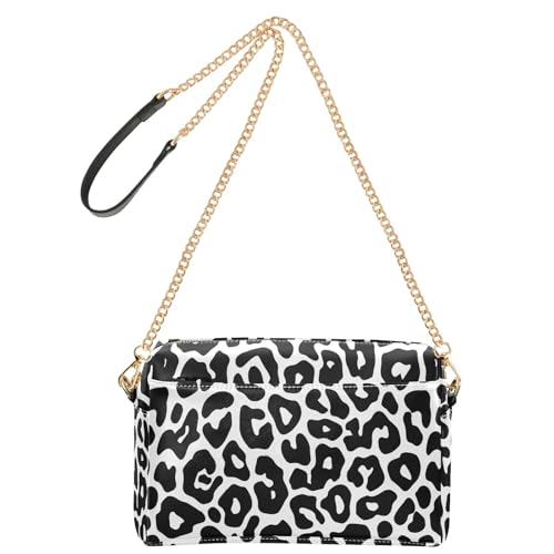OWFKAY Umhängetaschen für Damen, PU-Leder, Umhängetasche, Kuriertasche, Handtasche, verstellbarer breiter Riemen, Leopardenmuster OWFKAY Umhängetaschen für Damen, PU-Leder, Umhängetasche, Kuriertasche, Handtasche, verstellbarer breiter Riemen, Leopardenmuster von OWFKAY