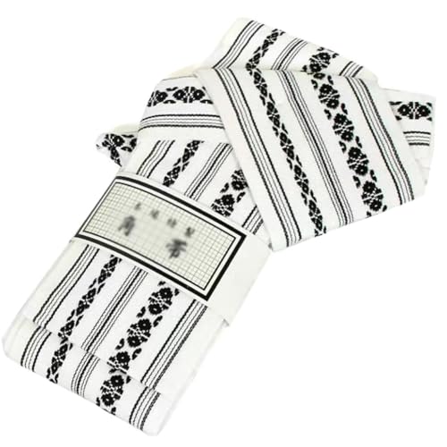 OWLONLINE Japanischer Kimono Gürtel Herren Bund Bademantel Obi Yukata Obi, Multicolor-01, 400x10CM von OWLONLINE