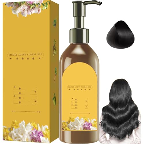 Pflanzenduft, Einzeldosis, natürliche Pflanzenhaarfarbe, langanhaltendes natürliches Haarfärbe-Shampoo, Botanical Bubble Haarfärbe-Shampoo für Damen und Herren, natürliches Schwarz Pflanzenduft, Einzeldosis, natürliche Pflanzenhaarfarbe, langanhaltendes natürliches Haarfärbe-Shampoo, Botanical Bubble Haarfärbe-Shampoo für Damen und Herren, natürliches Schwarz von OWSEN