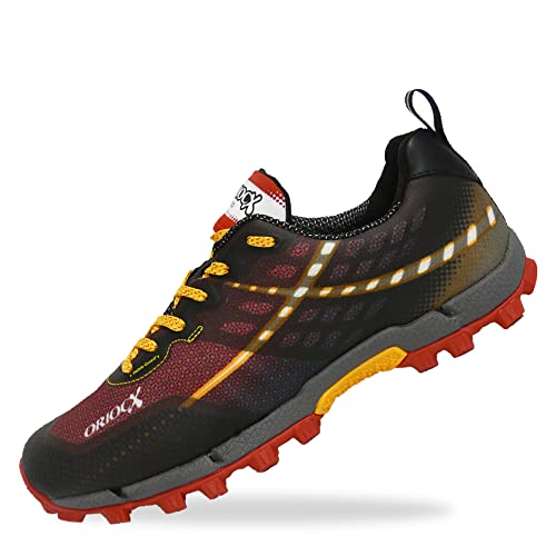 Oriocx Malmo - Trailrunning-Schuhe geeignet für Canicross, Swimrun und Hindernislauf Unisex - Rot 43EU von OX ORIOCX