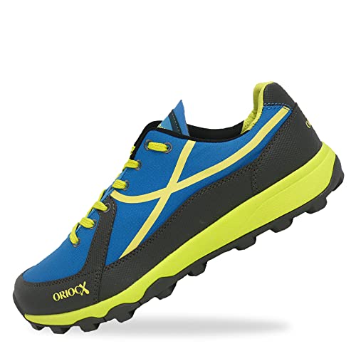 Oriocx Sparta - Trailrunning-Schuhe geeignet für Canicross und Hindernislauf Unisex - Blau 37EU von OX ORIOCX