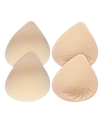 OXDOHUE 2 Paar BH Einlagen Atmungsaktive BH-Pads Push up BH Cups Einsätze für Damen Bademode Bikinis Unterwäsche von OXDOHUE