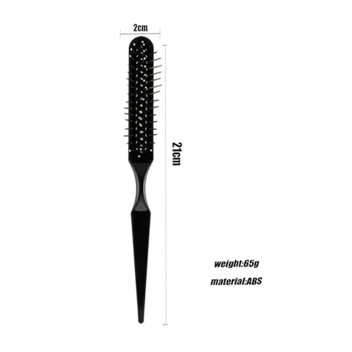 MIUYTRN 3 Reihen Haarbürste Metallspitzen Rattail Teaser Bürsten Perückenkamm Rattenschwanz Entwirren Männer Salon Haar Styling Stahlnadel Haarbürste cuicui MIUYTRN 3 Reihen Haarbürste Metallspitzen Rattail Teaser Bürsten Perückenkamm Rattenschwanz Entwirren Männer Salon Haar Styling Stahlnadel Haarbürste cuicui von OXGQDTDQ