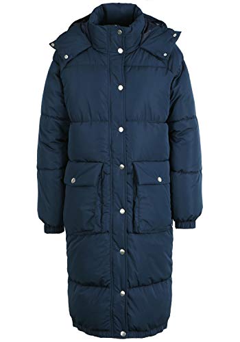 OXMO OXAlba Damen Wintermantel Parka Steppmantel mit Kapuze, Größe:M, Farbe:Dress Blues (194024) von OXMO