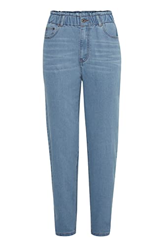 OXMO Ann Damen Jeans Denim Hose Loose Fit, Größe:29, Farbe:Ligth Blue Denim (200460) von OXMO