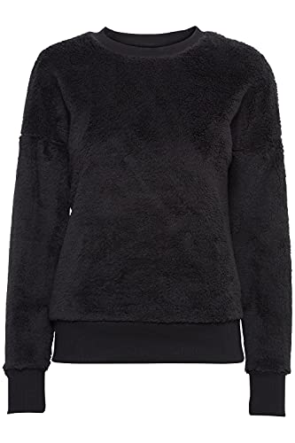 OXMO Annica Sweatpullover Sweatshirt Herren Pullover mit Teddy Sweat, Größe:XXL, Farbe:Black (194007) von OXMO