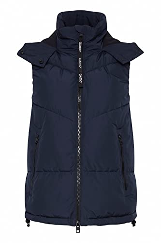 OXMO BY OX Damen Weste Steppweste Outdoor Weste hochabschließender Kragen warm gefüttert von OXMO