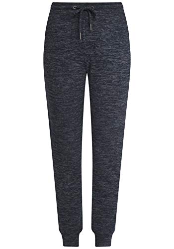 OXMO Benita Damen Sweathose Sweatpants Relaxhose mit Kordelzug, Größe:S, Farbe:Insignia Blue Melange (1940101) von OXMO