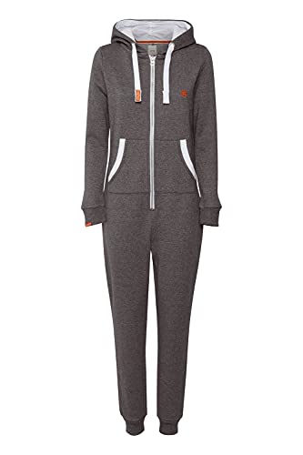 OXMO Benna Damen Overall Jogginganzug Onesie, Größe:L, Farbe:Grey Mel (7982363) von OXMO