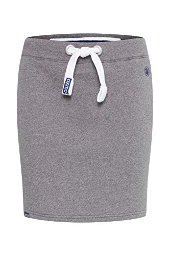 OXMO Benntje Damen Sweat Rock, Größe:L, Farbe:Grey Mel (7982363) von OXMO