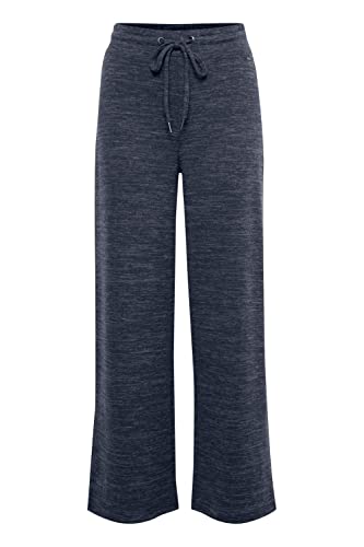 OXMO Berenice Damen Sweathose Sweatpants Relaxhose Loose Fit, Größe:S, Farbe:Total Eclipse Melange (1940101) von OXMO