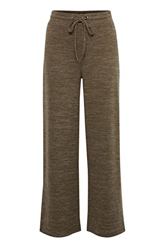 OXMO Berenice Damen Sweathose Sweatpants Relaxhose Loose Fit, Größe:XL, Farbe:Ivy Green Melange (1905121) von OXMO