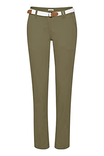 OXMO Chakira Damen Chino Hose, Größe:36, Farbe:Dusty Oliv (793784) von OXMO