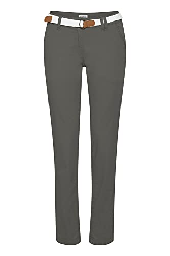 OXMO Chakira Damen Chino Hose, Größe:42, Farbe:Dark Grey (792890) von OXMO