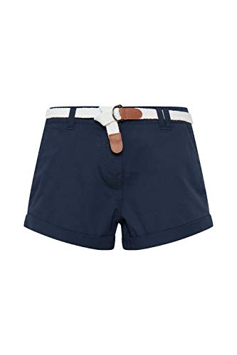 OXMO Chanett Damen Chino Shorts, Größe:40, Farbe:INSIG Blue (7919913) von OXMO