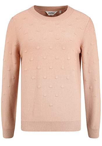 OXMO Dotta Damen Strickpullover Feinstrick Pullover, Größe:L, Farbe:Mahogany Rose (151511) von OXMO