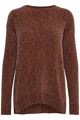 OXMO Elvina Damen Strickpullover Grobstrick Pullover, Größe:XL, Farbe:Dark Cinnamon (191436) von OXMO