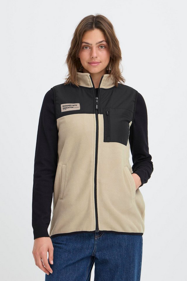 OXMO Fleeceweste OXNETE FLEECE VEST Modische Fleeceweste mit praktischen Taschen von OXMO