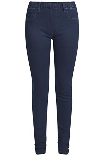 OXMO Gesine Damen Jeans Denim Hose Skinny Fit, Größe:W34/32, Farbe:Insignia Blue (194010) von OXMO