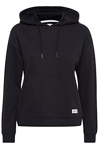 OXMO Greta Damen Kapuzenpullover Hoodie Pullover mit Kapuze, Größe:XS, Farbe:Black (194007) von OXMO