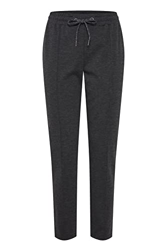 OXMO Hellas Damen Sweathose Sweatpants Relaxhose Regular Fit, Größe:XXL, Farbe:Dark Grey Melange (201147) von OXMO
