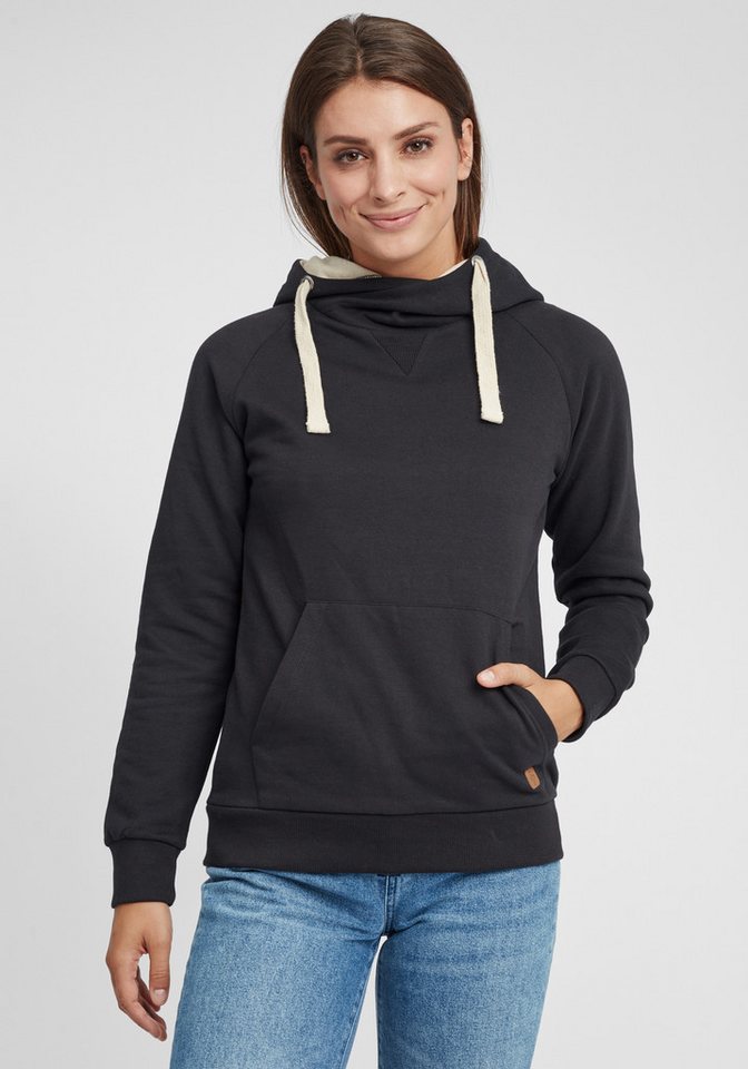 OXMO Hoodie OXJulia Kapuzenpullover mit Cross-Over Kragen OXMO Hoodie OXJulia Kapuzenpullover mit Cross-Over Kragen von OXMO