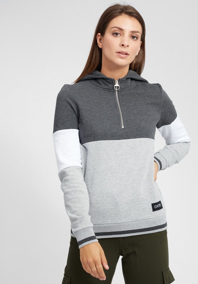 OXMO Hoodie OXOmara Kapuzenpullover mit Reißverschluss von OXMO