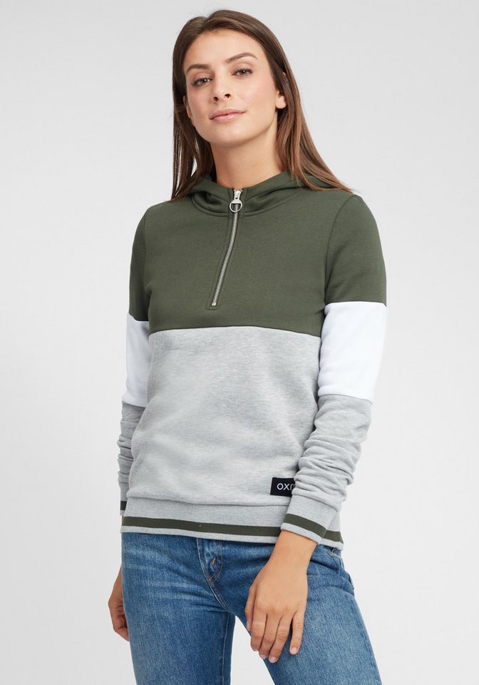 OXMO Hoodie OXOmara Kapuzenpullover mit Reißverschluss von OXMO