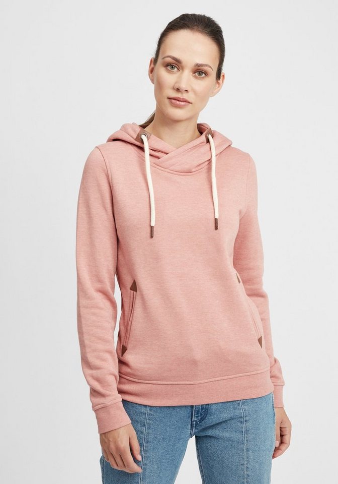 OXMO Hoodie OXVicky Hood Kapuzenpullover mit Cross-Over Kragen von OXMO