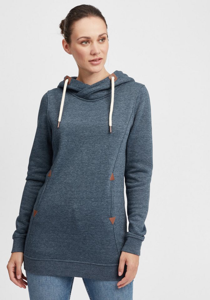 OXMO Hoodie OXVicky Sweat Hoodie Long Kapuzenpullover lang geschnitten von OXMO
