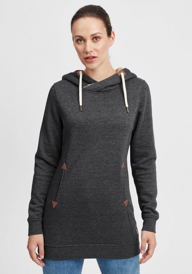 OXMO Hoodie OXVicky Sweat Pile Hoodie Long Kapuzenpullover lang geschnitten von OXMO