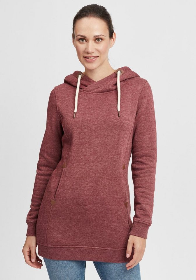 OXMO Hoodie OXVicky Sweat Pile Hoodie Long Kapuzenpullover lang geschnitten von OXMO