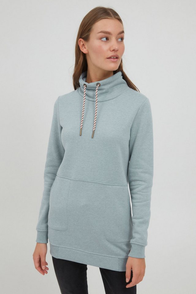 OXMO Hoodie OXVilma Sweatpullover lang geschnitten mit Kordelzug OXMO Hoodie OXVilma Sweatpullover lang geschnitten mit Kordelzug von OXMO