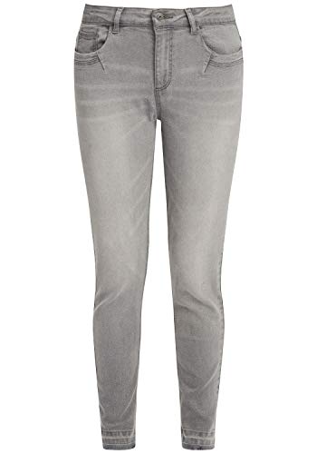 OXMO Irabelle Damen Jeans Denim Hose Slim-Fit Medium Hig, Größe:W28/30, Farbe:Grey Denim (80952) von OXMO