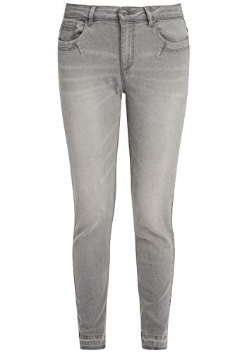 OXMO Irabelle Damen Jeans Denim Hose Slim-Fit Medium Hig, Größe:W30/30, Farbe:Grey Denim (80952) von OXMO