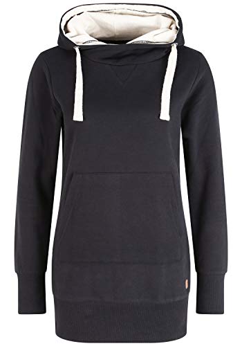 OXMO Jenny Damen Kapuzenpullover Hoodie Pullover mit Kapuze, Größe:M, Farbe:Black (70155) von OXMO