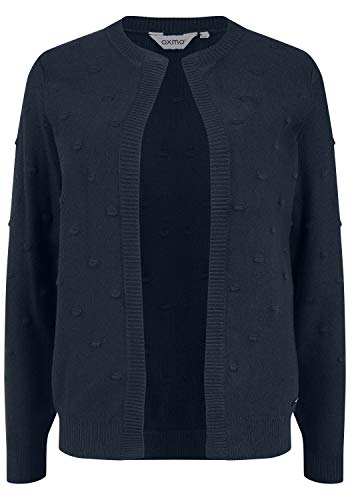 OXMO Kalotta Damen Strickjacke Feinstrick Cardigan Strickcardigan, Größe:M, Farbe:Total Eclipse (194010) von OXMO