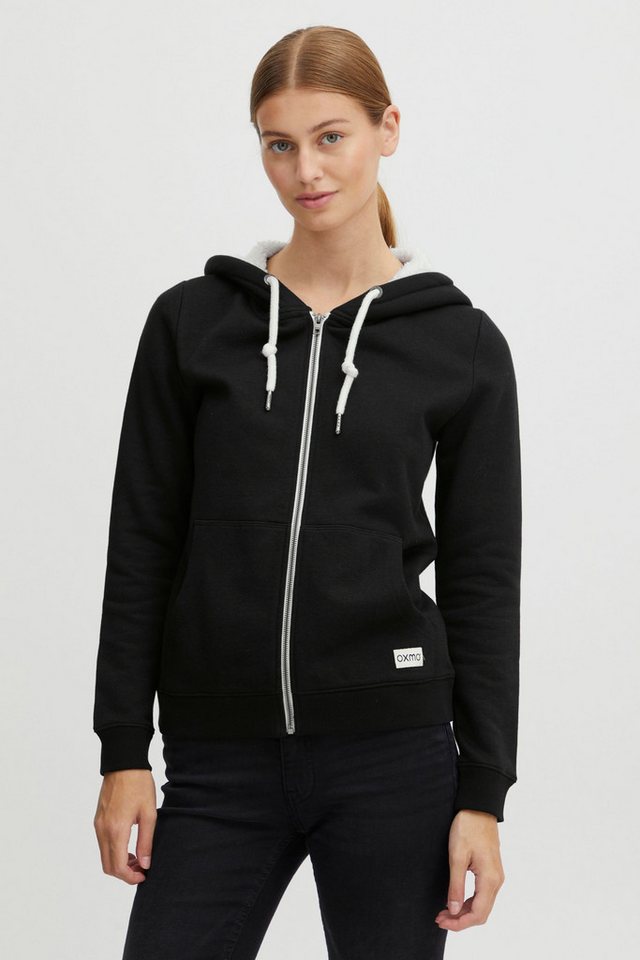 OXMO Kapuzensweatjacke OXBinja Hoodie Sweatjacke mit Teddy-Kapuze OXMO Kapuzensweatjacke OXBinja Hoodie Sweatjacke mit Teddy-Kapuze von OXMO
