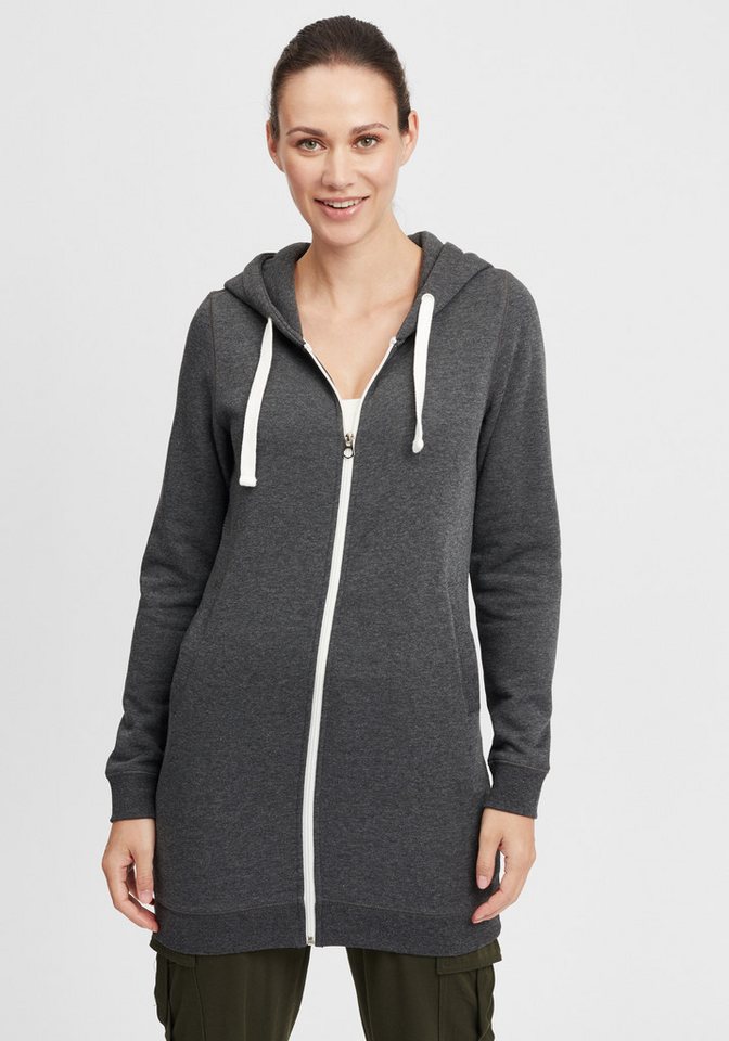 OXMO Kapuzensweatjacke OXOlinda Kapuzenpullover mit weicher Fleece-Innenseite von OXMO