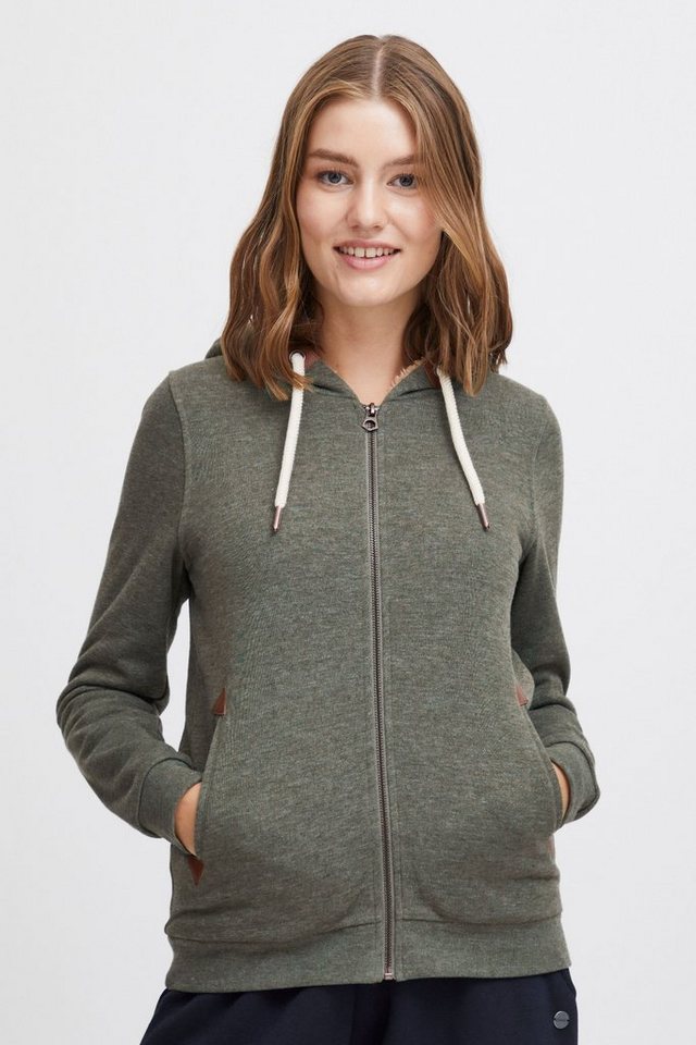 OXMO Kapuzensweatjacke OXVicky Pile Sweat Zip-Hoodie von OXMO