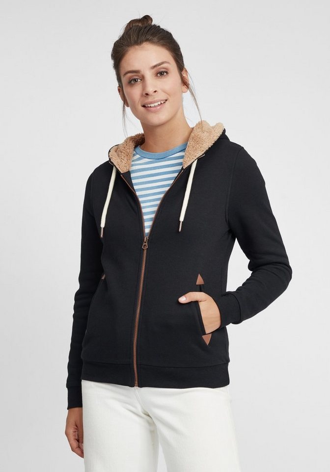 OXMO Kapuzensweatjacke OXVicky Pile Sweat Zip-Hoodie von OXMO