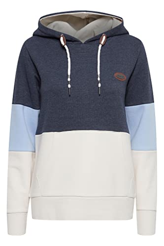 OXMO Kathrine Damen Kapuzenpullover Hoodie Pullover mit Kapuze, Größe:M, Farbe:Total Eclipse Melange (1940101) von OXMO